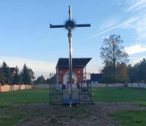 Tablica w Grodźcu upamiętniająca Sybiraków